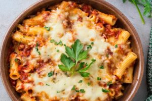 Whenever you're in the mood for a comforting, hearty meal, this Baked Ziti is the perfect combination of tender pasta, rich marinara, and melty cheese. Baked to golden perfection, it's an easy and satisfying dish that's ideal for family dinners or cozy gatherings!
