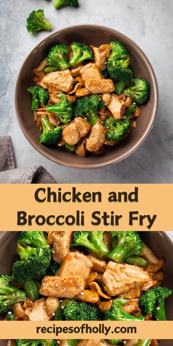 Quick and healthy Chicken and Broccoli Stir Fry, featuring tender chicken and crisp broccoli florets tossed in a savory garlic and soy sauce. This easy one-pan dish is packed with flavor and comes together in just minutes, making it the perfect meal for busy weeknights. Serve with steamed rice for a satisfying, nutritious dinner that’s sure to please the whole family