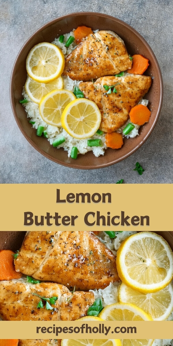 Juicy and flavorful Lemon Butter Chicken, pan-seared to perfection and coated in a rich, buttery lemon garlic sauce. This easy, one-pan dish combines tender chicken breasts with fresh lemon juice, herbs, and a touch of garlic, creating a delicious balance of tangy and savory flavors. Ideal for busy weeknight dinners or entertaining guests, this creamy and zesty chicken is sure to become a family favorite.