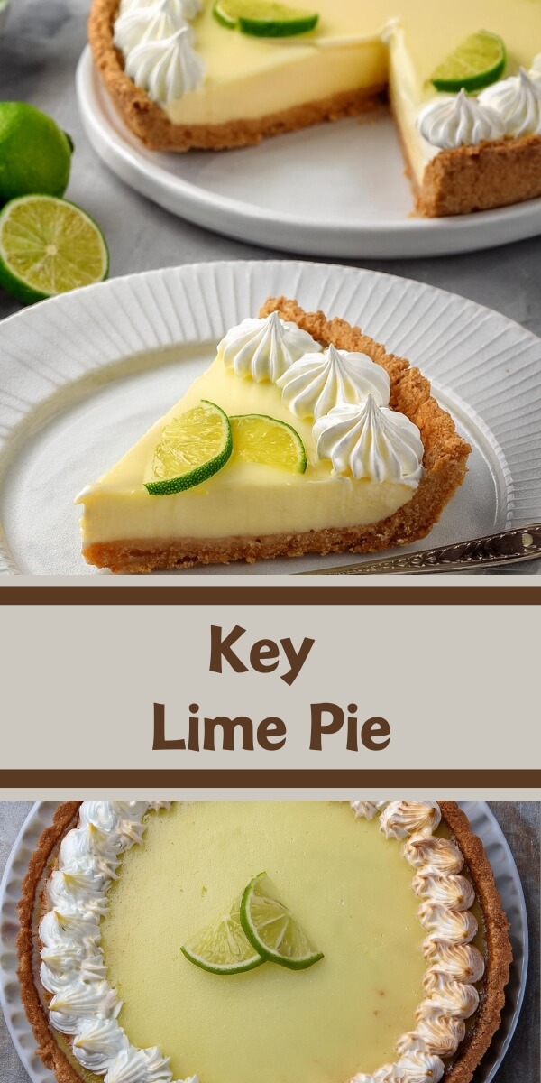 Whenever you're craving a refreshing and tangy dessert, this Key Lime Pie is the perfect blend of creamy, citrusy filling and a buttery graham cracker crust. With its zesty lime flavor and smooth texture, it’s an ideal treat for summer days or whenever you need a slice of sunshine!