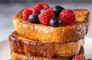 Whenever you're in the mood for a cozy breakfast, French Toast is the perfect comfort food. With its golden, crispy edges and soft, custardy center, each slice is a delicious balance of sweetness and warmth, ideal for drizzling with maple syrup or topping with fresh fruit!