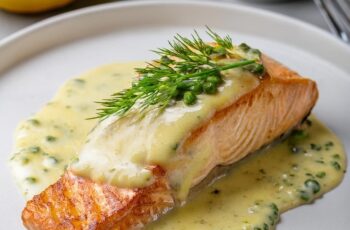 Whenever you're looking for a flavorful and elegant meal, this Salmon with Creamy Garlic Dijon is a perfect choice. The rich, velvety sauce, made with garlic and tangy Dijon mustard, beautifully complements the tender, flaky salmon, creating a dish that's both sophisticated and comforting!