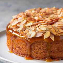 Whenever you want to impress with a show-stopping dessert, this Caramel Almond Cake layers moist almond-infused cake with rich caramel sauce, creating a delightful combination of flavors and textures that’s perfect for any special occasion.