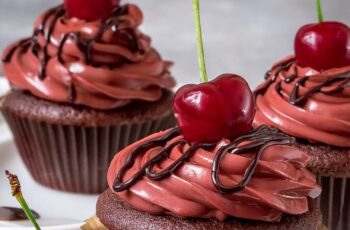 Whenever you crave a sweet and indulgent treat, these Cherry Chocolate Cupcakes combine rich, moist chocolate cake with a burst of juicy cherries, creating a delightful flavor pairing perfect for any occasion.