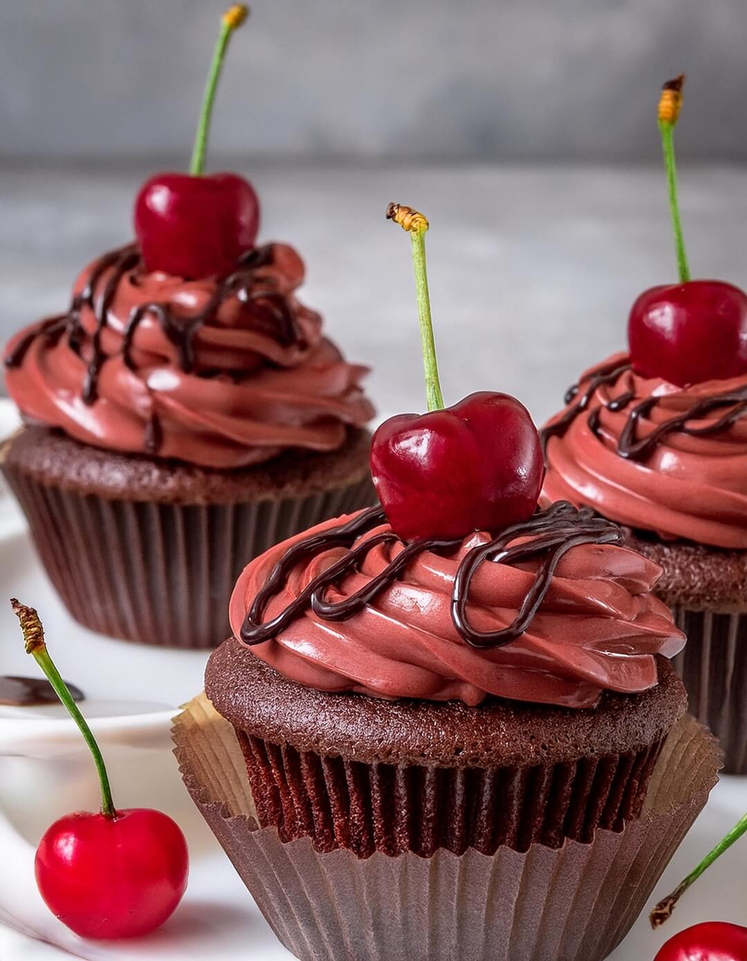 Whenever you crave a sweet and indulgent treat, these Cherry Chocolate Cupcakes combine rich, moist chocolate cake with a burst of juicy cherries, creating a delightful flavor pairing perfect for any occasion.
