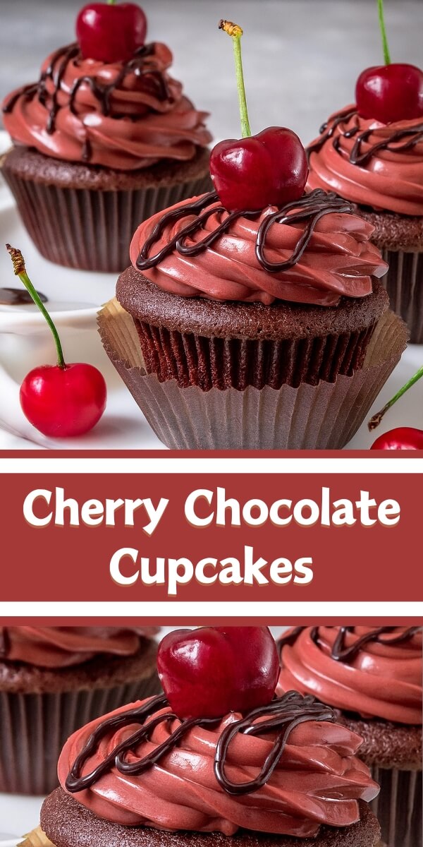 Whenever you crave a sweet and indulgent treat, these Cherry Chocolate Cupcakes combine rich, moist chocolate cake with a burst of juicy cherries, creating a delightful flavor pairing perfect for any occasion.