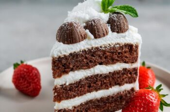 Whenever you’re in the mood for a decadent dessert, this Chocolate Cake topped with fluffy Coconut Whipped Cream combines rich chocolate layers with a light, tropical twist, creating a truly indulgent treat for any celebration.