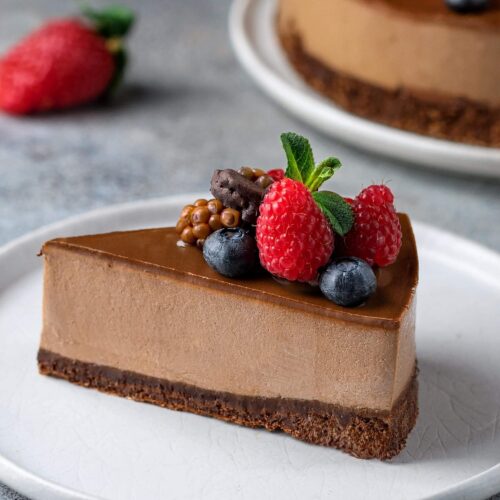 Whenever you're craving a truly indulgent dessert, this Chocolate Cheesecake offers a creamy, velvety texture with rich chocolate flavor, making each bite a decadent and unforgettable experience.