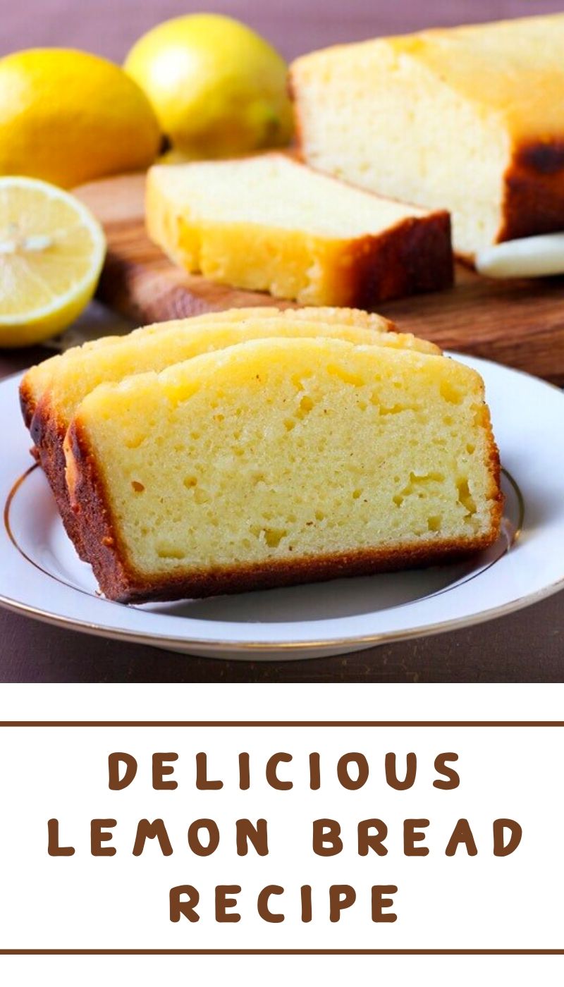 An easy and delicious recipe for Lemon Bread that is even better than Starbuck's Lemon Loaf. This lemon bread is tender, moist, and full of bright lemon flavor and finished with a sweet glaze if you like.