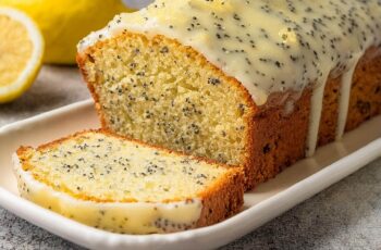 Whenever you're in the mood for a light and zesty treat, this Lemon Poppy Seed Bread combines bright lemon flavor with a tender crumb and a hint of crunch from the poppy seeds, perfect for any time of day.