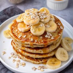These Oatmeal Pancakes are a delicious, hearty treat that’s perfect for any time of the day. Their wholesome ingredients and beautiful presentation make them a standout breakfast that everyone will love. Whether you’re hosting a brunch or just looking for a nutritious start to your day, these pancakes are sure to impress.