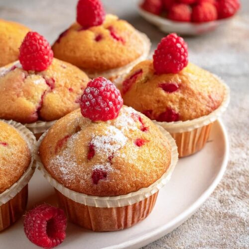 Whenever you’re craving a fruity and fresh start to your day, these Raspberry Muffins offer a tender crumb filled with juicy raspberries, perfect for breakfast or a sweet snack.