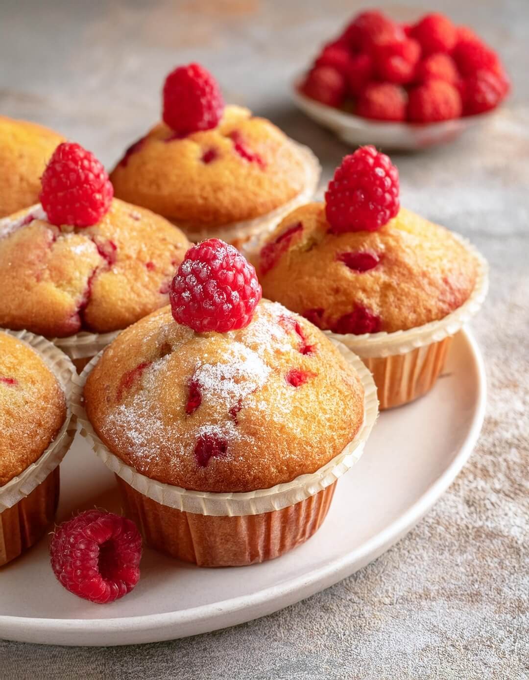 Whenever you’re craving a fruity and fresh start to your day, these Raspberry Muffins offer a tender crumb filled with juicy raspberries, perfect for breakfast or a sweet snack.