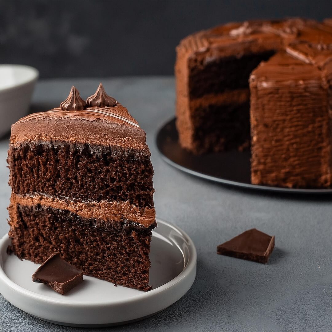 Vegan chocolate cake is a rich, indulgent dessert with a moist and tender crumb, packed with deep chocolate flavor. It’s a simple recipe that’s perfect for any occasion, whether it’s a birthday celebration, a casual gathering, or just when you’re craving something sweet. You’ll love how easy it is to make, and your guests will never guess it’s vegan