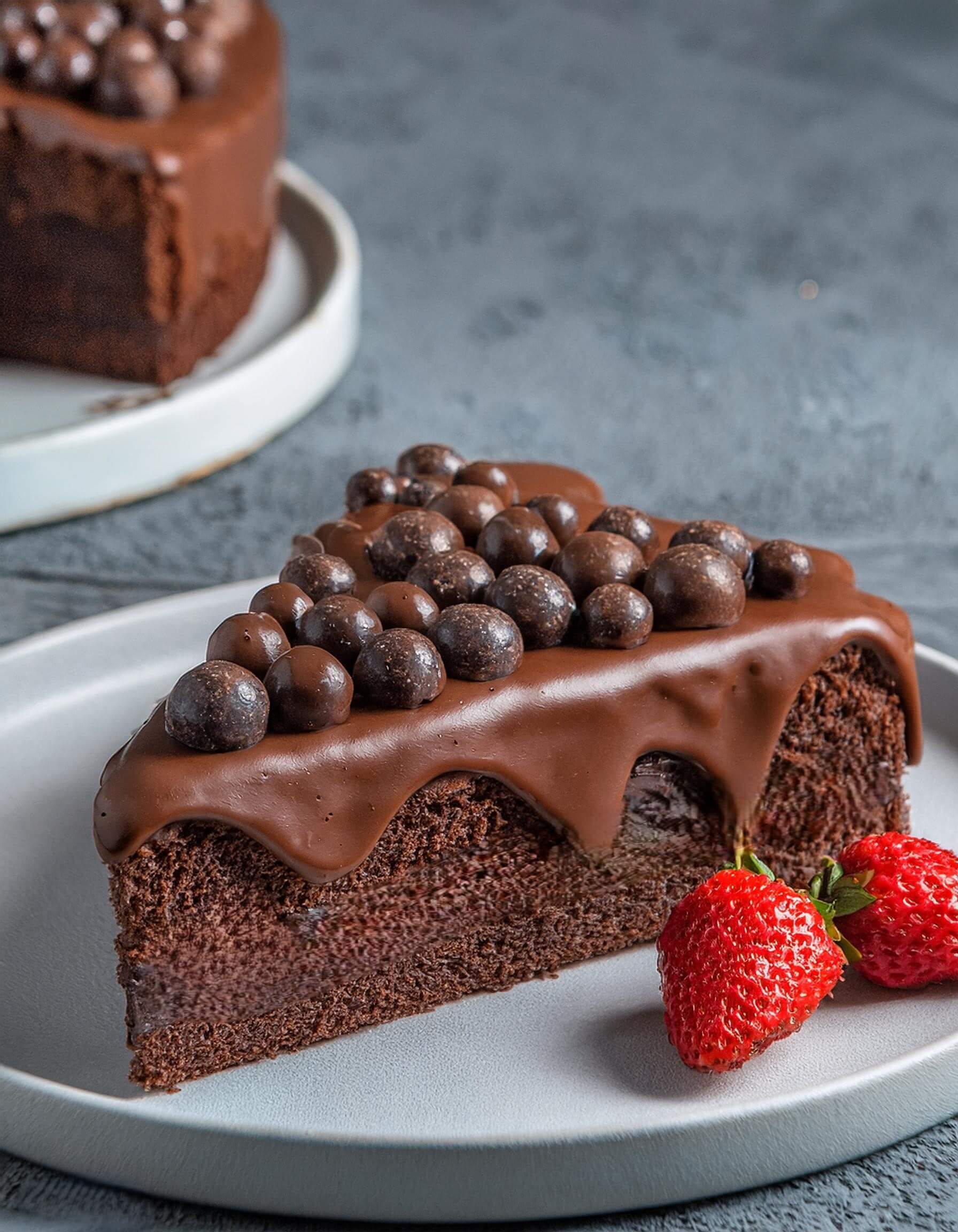 Whenever you're in the mood for a rich and moist dessert, this Eggless Chocolate Cake delivers deep chocolate flavor and a tender crumb, making it a perfect treat for any occasion, even for those following a plant-based diet.
