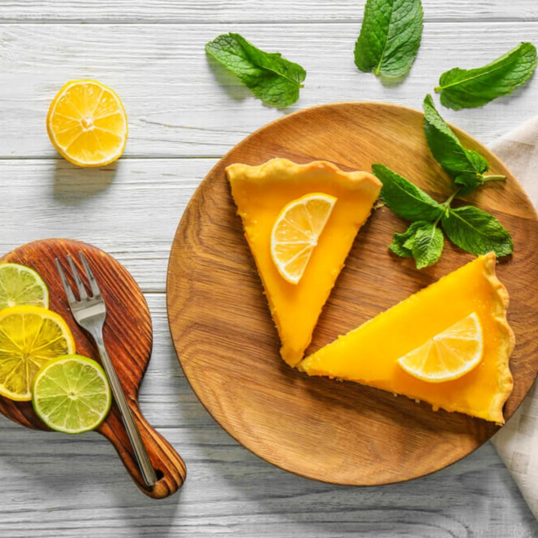 This Lemon Pie is the perfect, fresh dessert. It tastes decadent and has the most striking brightness that will please any palate or eye!