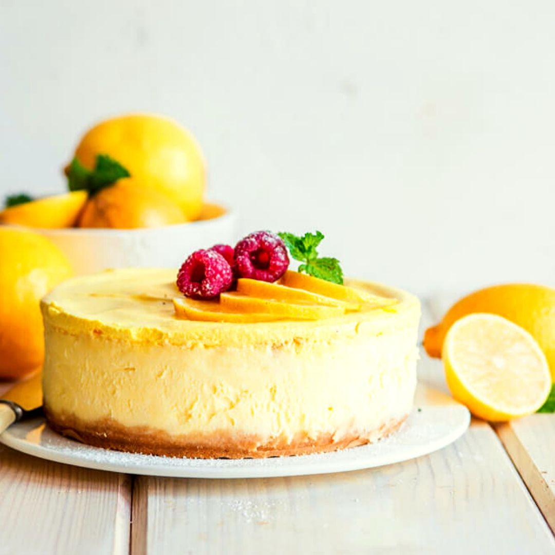 This lemon cheesecake is the perfect mix of sweet and tart and creamy, It’s perfect for desserts. If you're a lemon fan, give this a try!