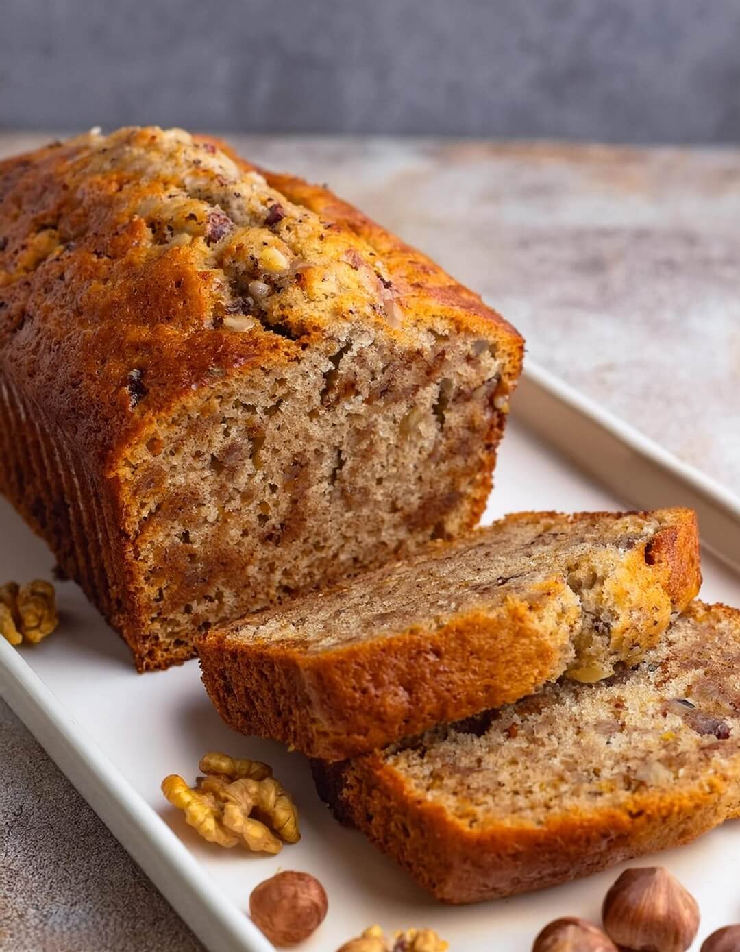 Moist, nutty, and perfectly spiced! This Banana Bread with Walnuts is a cozy, sweet treat that’s perfect for breakfast or snacking.