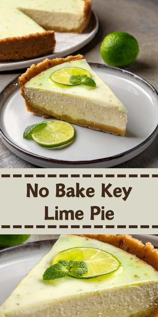 Refreshing and tangy No Bake Key Lime Pie, featuring a smooth, creamy filling made with fresh key lime juice, sweetened condensed milk, and whipped cream. This easy-to-make dessert sits on a buttery graham cracker crust and requires no baking, making it perfect for warm weather days. Garnished with lime zest and whipped topping, this pie delivers a deliciously sweet and tart flavor in every bite.