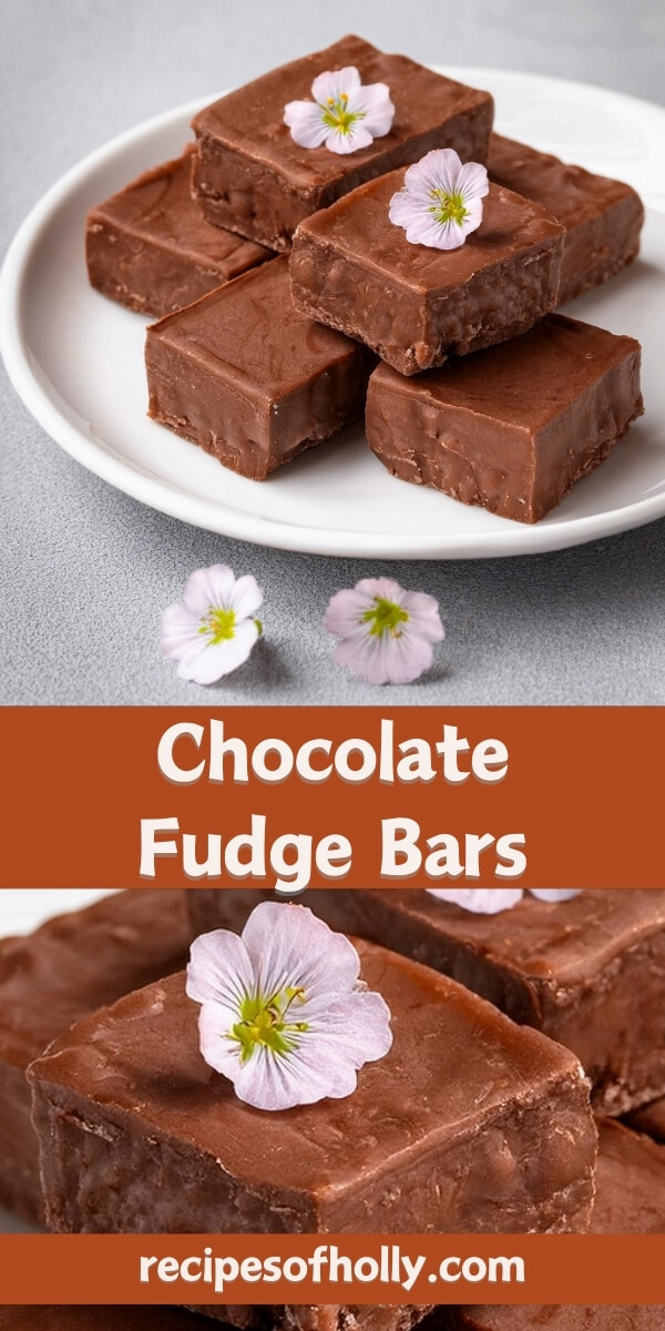 Decadent Chocolate Fudge Bar, featuring a rich, smooth chocolate fudge base topped with a layer of velvety ganache and sprinkled with a touch of sea salt. This indulgent treat offers a perfect balance of sweetness and intense chocolate flavor, with a creamy texture that melts in your mouth. Ideal for dessert or a sweet snack, these homemade fudge bars are a delightful way to satisfy your chocolate cravings.