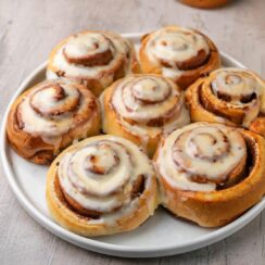 These Cinnamon Rolls with Cream Cheese Frosting are the perfect way to treat yourself or your loved ones to something special. Soft, sweet, and irresistibly gooey, they’re sure to become a favorite in your home.