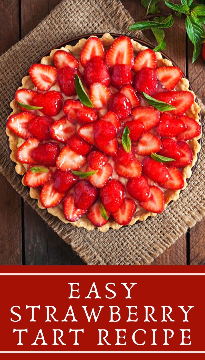 This gluten-free, easy Strawberry Tart is a healthful dessert that still tastes absolutely incredible!