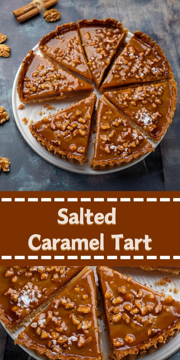 Whenever you're in the mood for a sweet-salty indulgence, this Salted Caramel Tart hits the spot with its buttery crust, rich caramel filling, and a perfect sprinkle of flaky sea salt. Each bite is a delightful balance of creamy sweetness and savory goodness, making it a show-stopping dessert for any occasion!