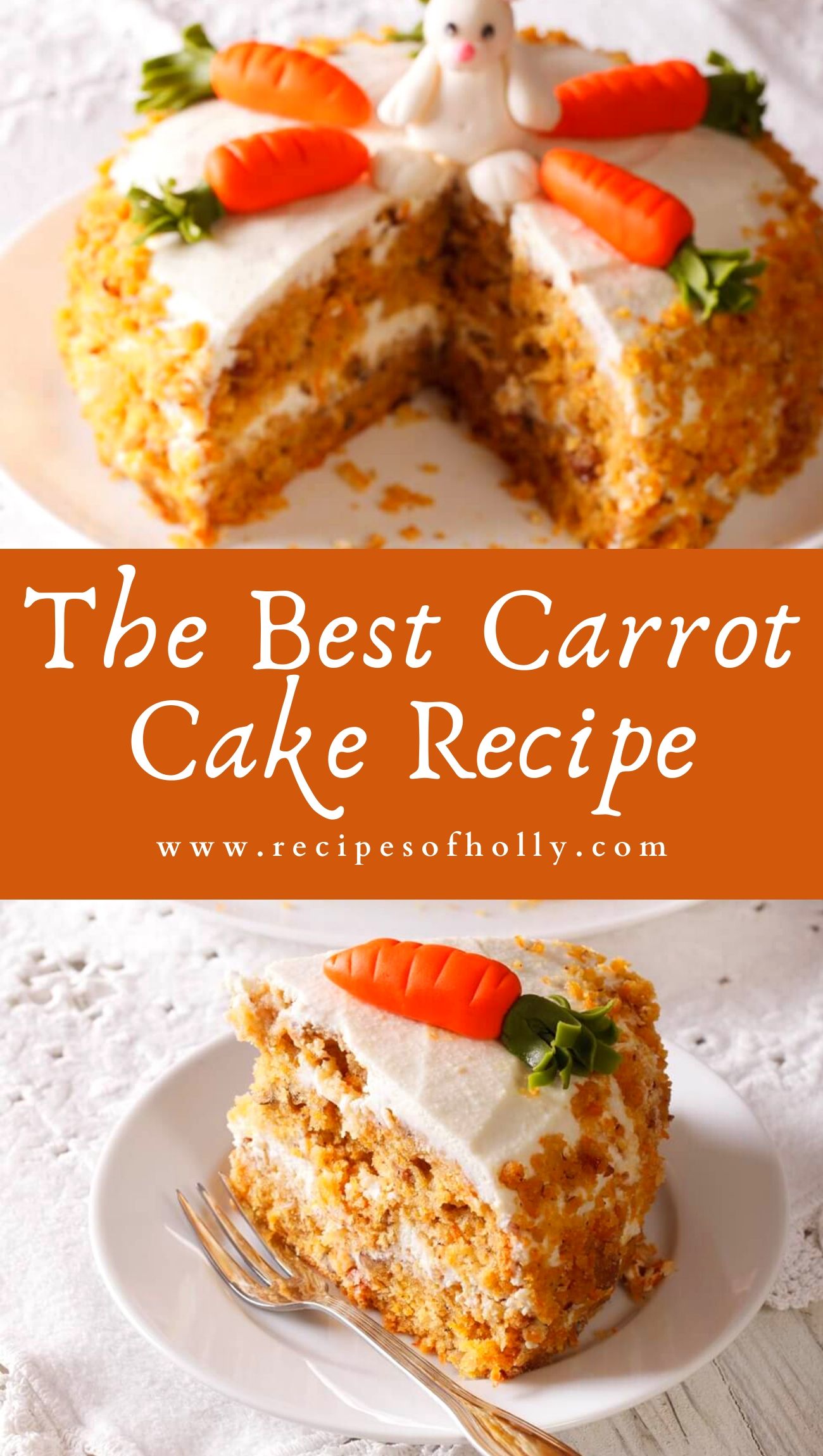 This carrot cake is insanely delicious! It’s moist, flavourful, fluffy and also easy to make in just 30 minutes.
