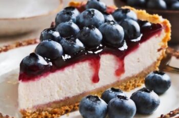 Indulge in the divine blend of flavors with our Blueberry Cheesecake, a delectable dessert that marries creamy cheesecake with the vibrant sweetness of fresh blueberries. Picture a velvety smooth cheesecake filling, nestled atop a buttery graham cracker crust, perfectly balanced with a generous layer of luscious blueberry compote. Each forkful is a harmonious fusion of rich, creamy indulgence and the bright burst of fruity goodness. The cheesecake is crowned with a handful of plump, juicy blueberries, adding a fresh and colorful touch to every slice. Whether enjoyed as a special treat or as the highlight of a celebratory meal, our Blueberry Cheesecake is a true delight for the senses.