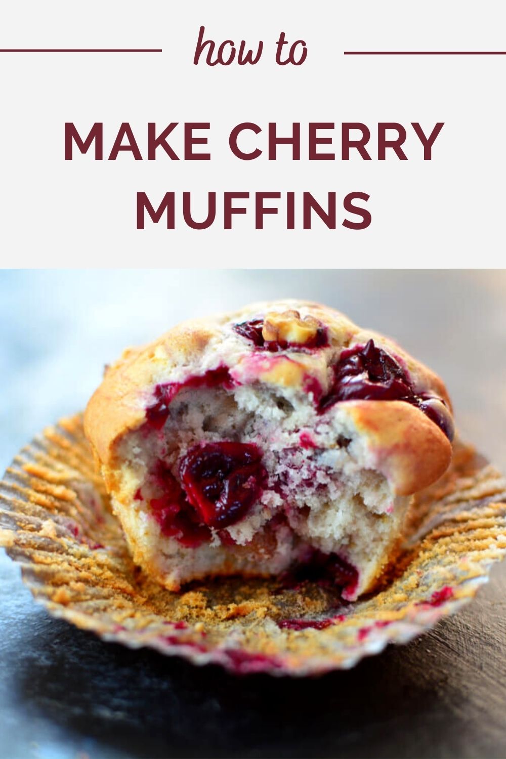 Cherry muffins