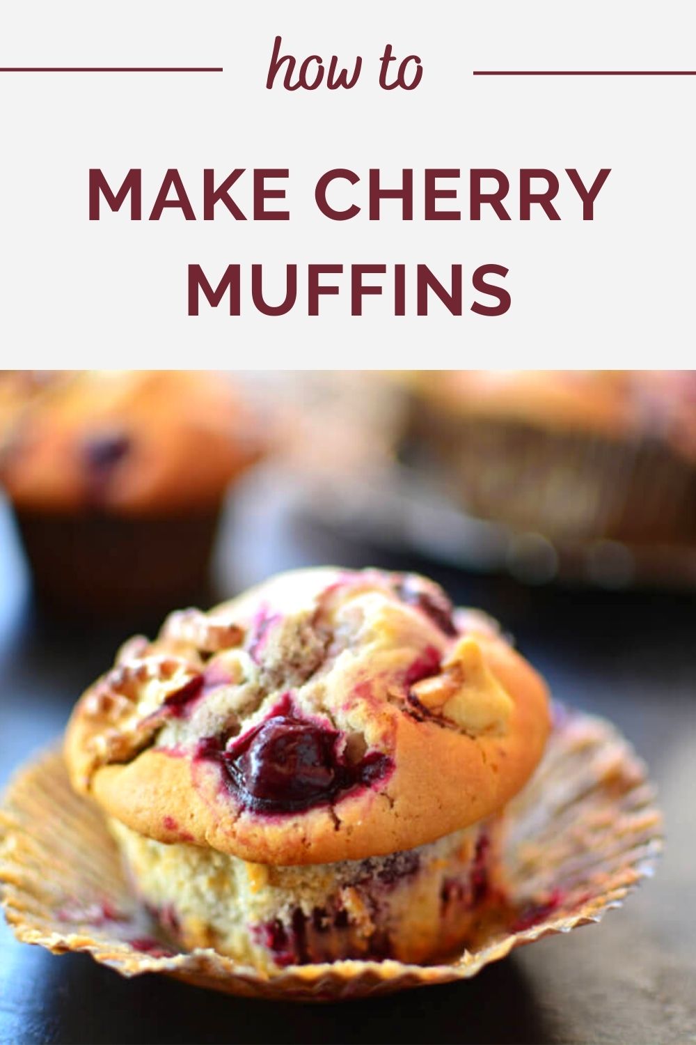 Cherry muffins