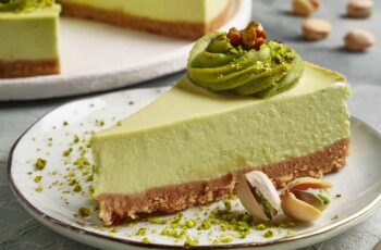 Whenever you want to impress with a creamy and unique dessert, this Pistachio Cheesecake is a delightful choice. With its rich, smooth filling infused with nutty pistachios and a buttery crust, each slice offers a perfect balance of flavors that’s sure to be a hit at any gathering!