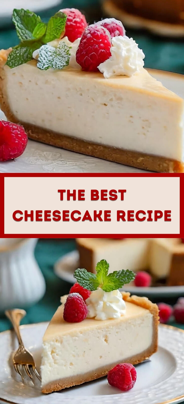 Creamy cheesecake is a luscious dessert beloved for its smooth texture and rich flavor. Picture a velvety filling made with cream cheese, eggs, sugar, and a touch of vanilla, poured over a buttery graham cracker crust. The cheesecake is baked to perfection until the edges are set and the center remains slightly jiggly. Once chilled, each slice reveals a creamy consistency that melts in your mouth, offering a delightful balance of sweetness and tanginess from the cream cheese. Whether enjoyed plain or topped with fresh berries, fruit compote, or a drizzle of caramel sauce, creamy cheesecake is a timeless classic that satisfies any sweet tooth.