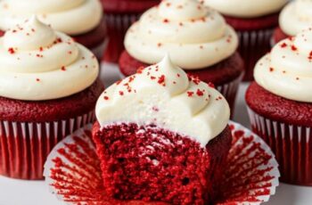 Best Ever Red Velvet Cupcakes with Silky Frosting