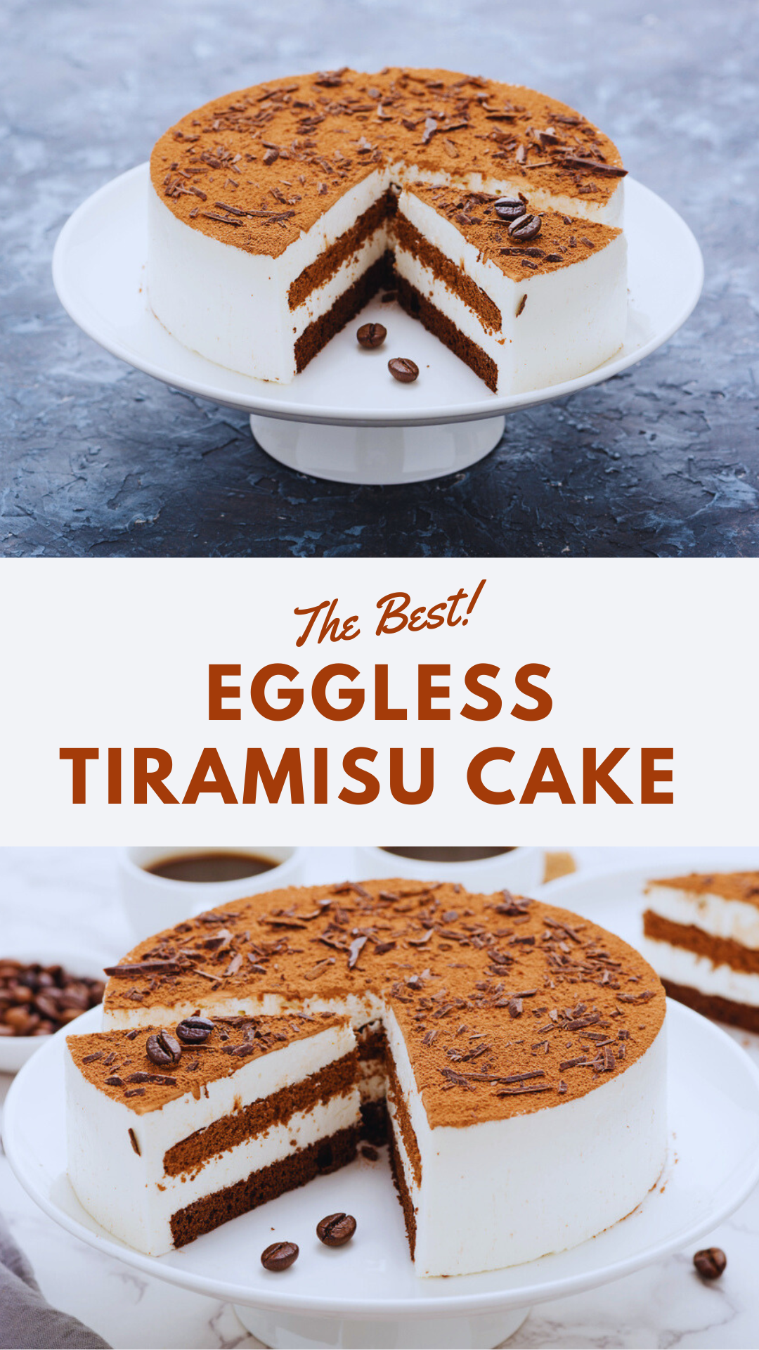 EGGLESS TIRAMISU CAKE 
