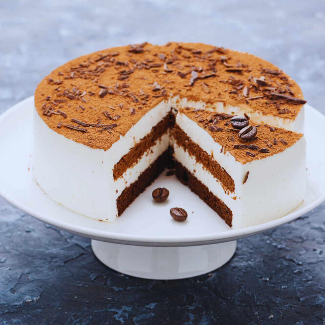 EGGLESS TIRAMISU CAKE 