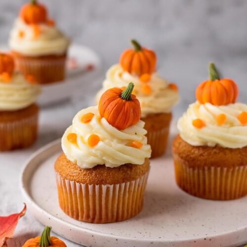 If you're looking to bake just a couple of things this fall, I recommend making these Pumpkin Cupcakes with Cream Cheese Frosting one of your top choices! They're not only easy to make, but they also capture the festive spirit of the season beautifully. Most importantly, they are incredibly satisfying and undeniably delicious. These cupcakes are an absolute must on your to-do list during this time of year!