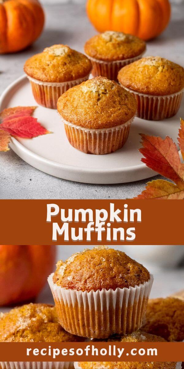 Pumpkin muffins are a great choice for a cozy fall morning, especially when enjoyed with a cup of warm cider. These homemade muffins are packed with delicious autumn spices and a lot of pumpkin flavor. They're incredibly tender and simply irresistible.