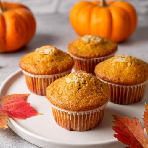 Pumpkin muffins are a great choice for a cozy fall morning, especially when enjoyed with a cup of warm cider. These homemade muffins are packed with delicious autumn spices and a lot of pumpkin flavor. They're incredibly tender and simply irresistible.
