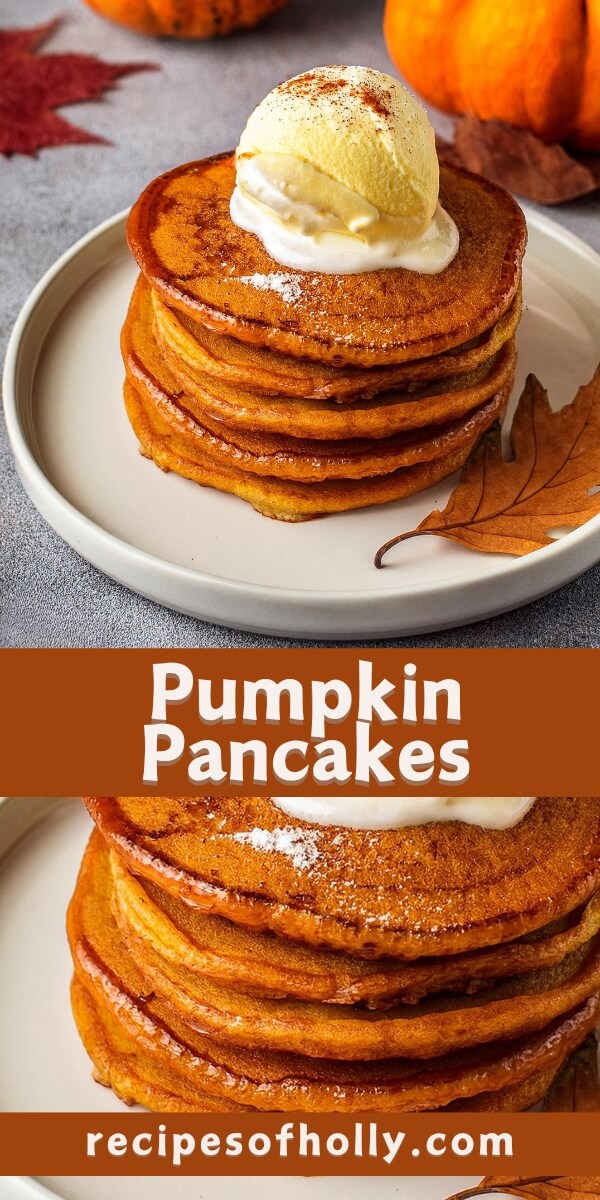 Whenever you're in the mood for a cozy fall breakfast, these Pumpkin Pancakes are fluffy, spiced, and full of warm pumpkin flavor, perfect for starting your day with seasonal comfort.