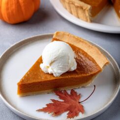 A classic Pumpkin Pie with a smooth, creamy filling that’s perfectly spiced with cinnamon, nutmeg, and cloves. The flaky, buttery crust complements the rich pumpkin filling, creating a cozy dessert that’s ideal for fall gatherings or holiday celebrations. Serve with a dollop of whipped cream for the perfect finishing touch.