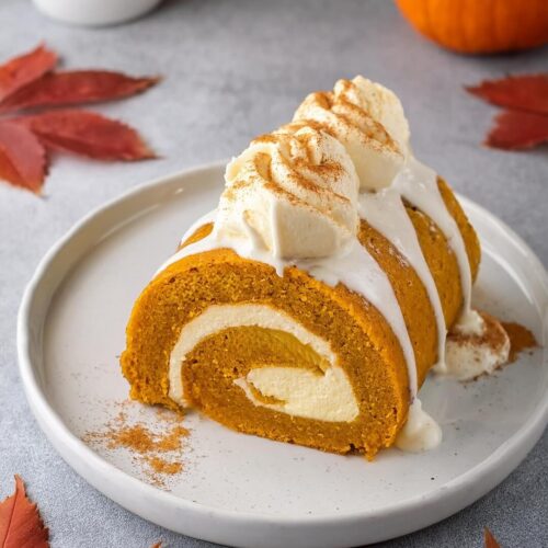 Whether you’re celebrating a holiday, hosting a fall gathering, or simply craving a delicious dessert, this Pumpkin Roll is the perfect choice. The combination of rich pumpkin flavor, creamy filling, and beautiful presentation makes it a crowd-pleaser that everyone will enjoy.
