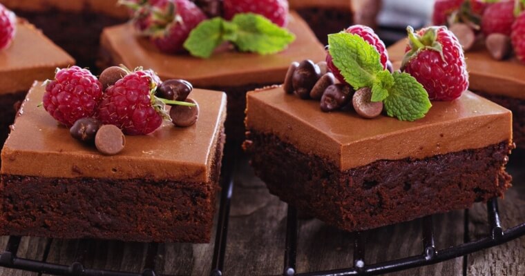 Homemade Chocolate Mousse Brownies