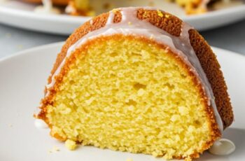 This moist Lemon Bundt Cake is infused with fresh citrus flavor and topped with a tangy lemon glaze for the ultimate zesty dessert.
