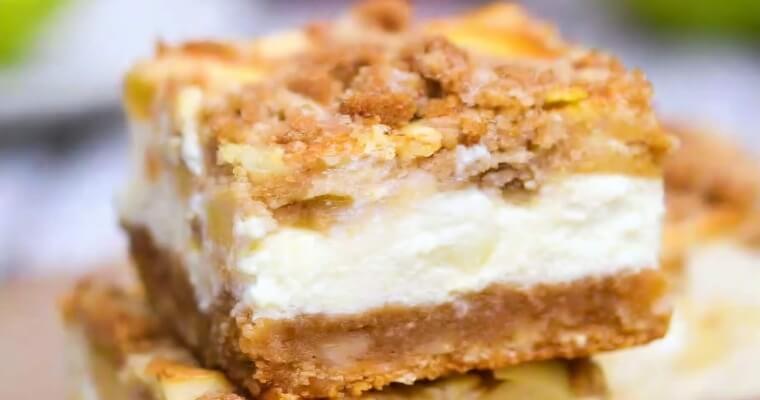 Apple Crisp Cream Cheese Bars