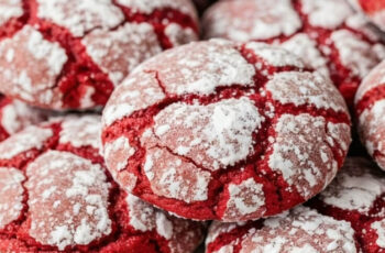 Bakery-Style Red Velvet Crinkle Cookies: The Easiest Recipe Ever!