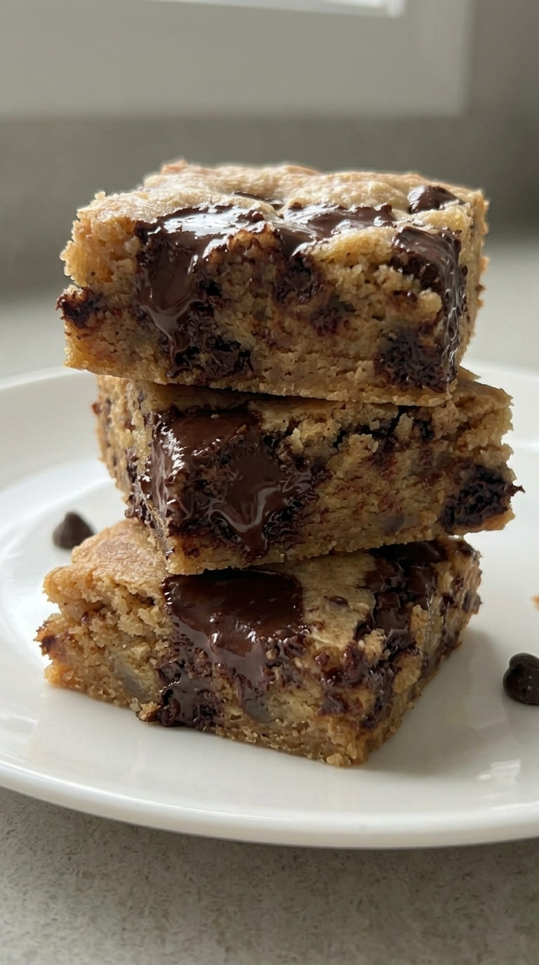 The Best Chocolate Chip Blondies That Melt in Your Mouth