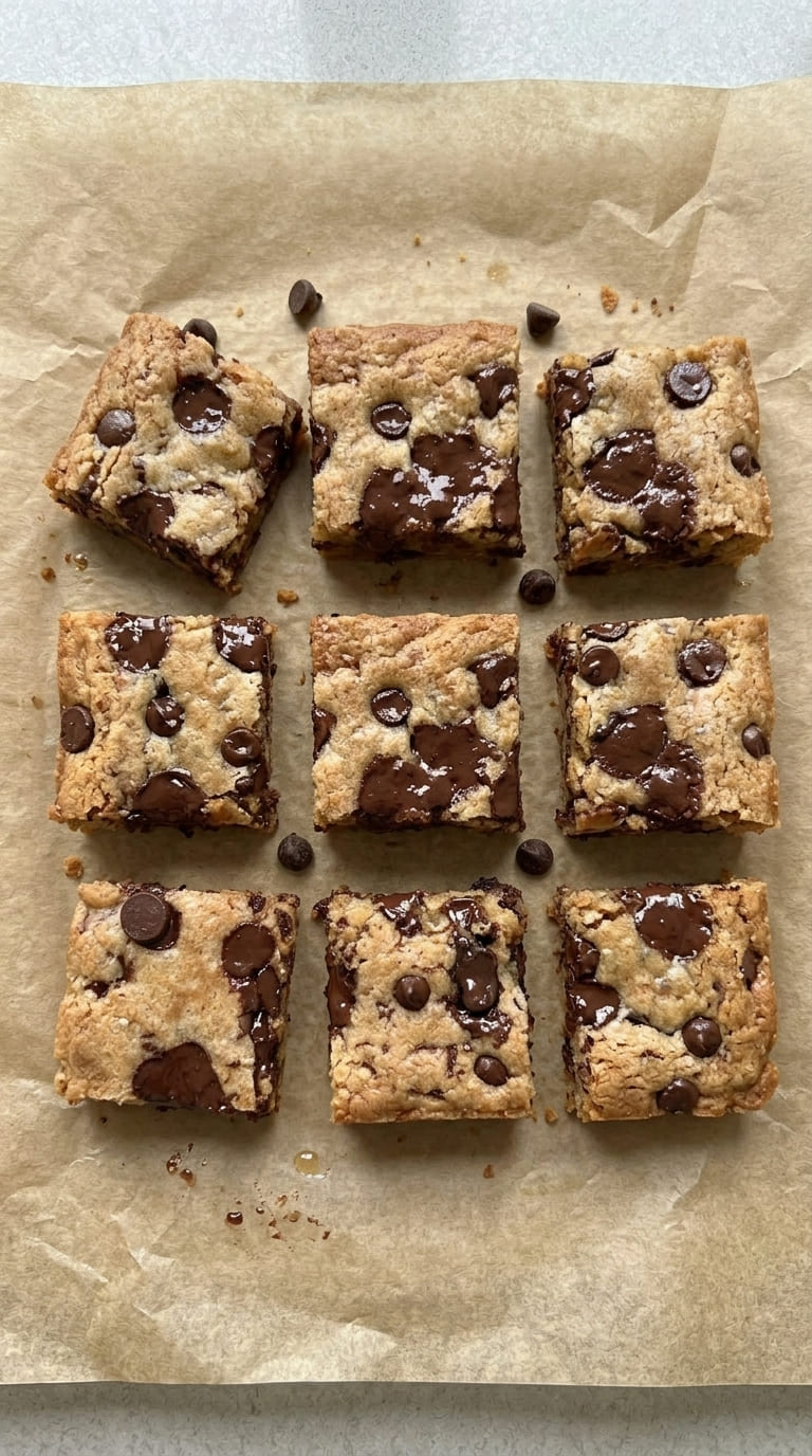 The Best Chocolate Chip Blondies That Melt in Your Mouth