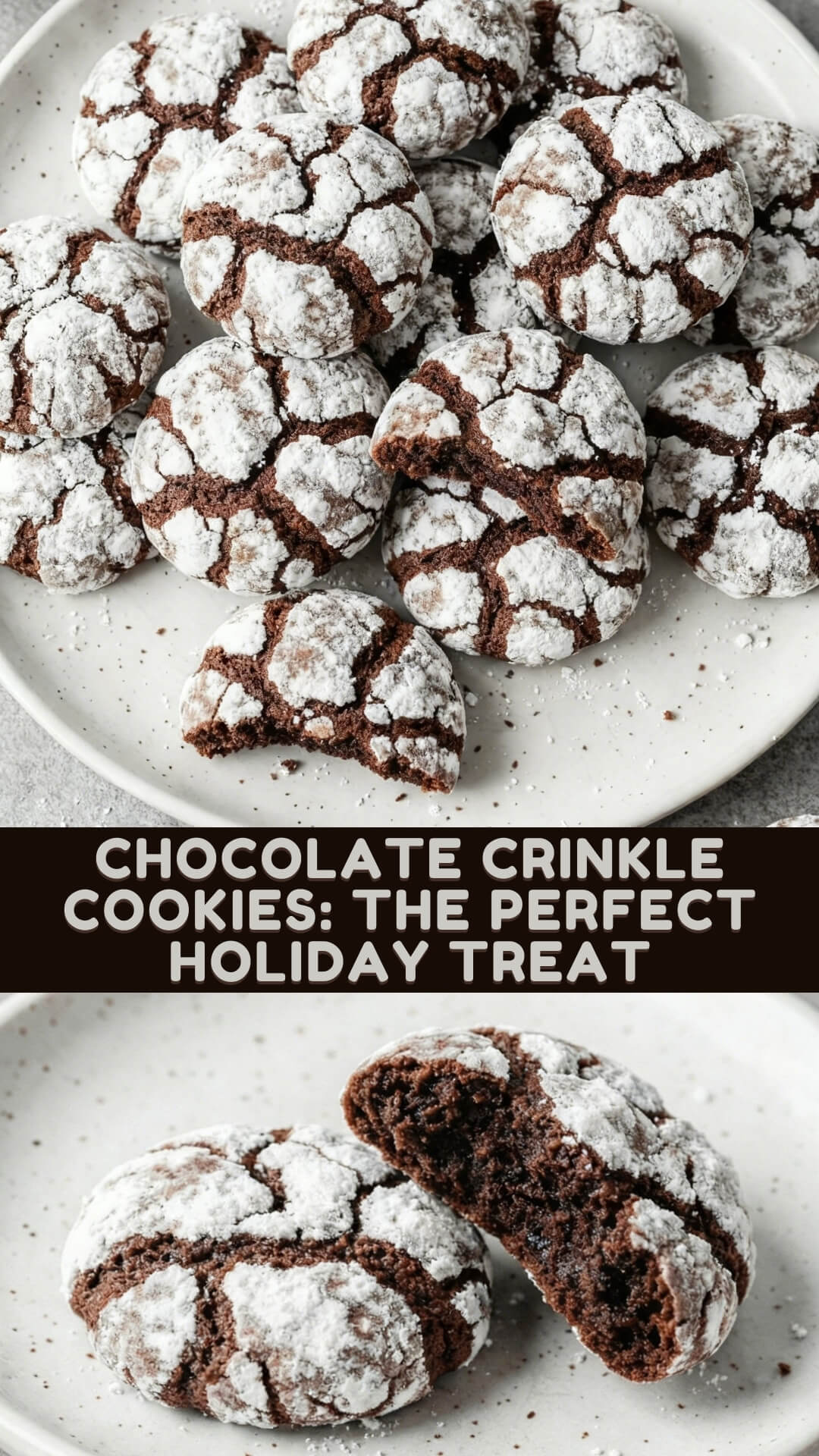 Chocolate Crinkle Cookies The Perfect Holiday Treat