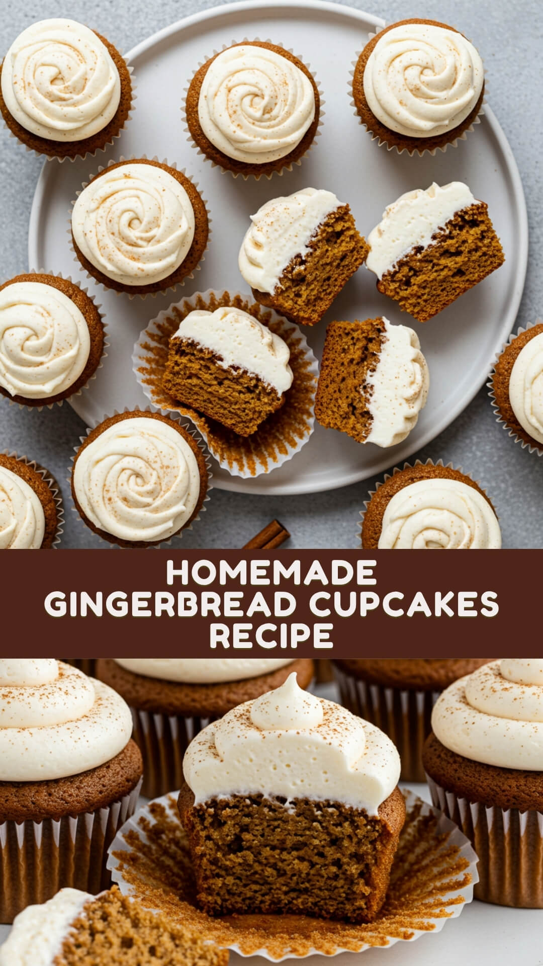Gingerbread Cupcakes